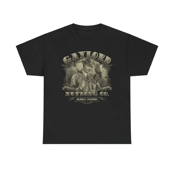 T-Shirt Unisexe Gaylord Nutting Company California Nut Agriculture Heritage G01821, jusqu'à la Taille 5TG
