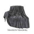 thumbnail image 3 of Soft Flannel Throw Blanket, 40"X60" Lightweight Plush Warm Blankets, Solid Color Christmas Themed Sofa Decoration, 3 of 6
