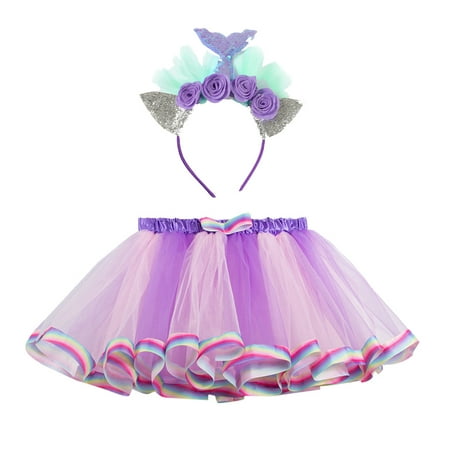 

TAIAOJING Girls Dress Ballet Baby Tutu Kids Skirts Toddler Print Dance Party Dot Dress Clothes Outfit S M L