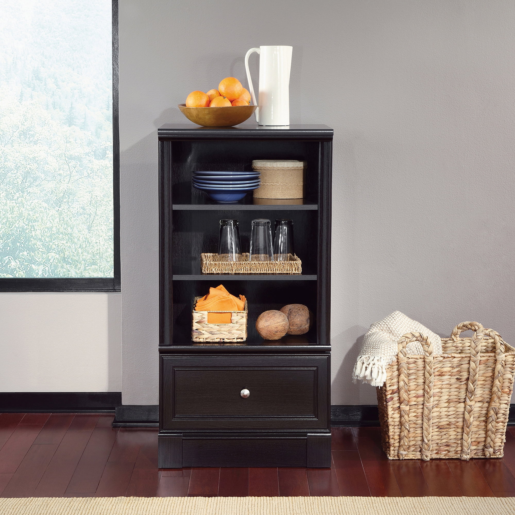 Sauder Multimedia Storage Towers Sauder Multimedia Storage Towers - Sauder Palladia Technology Pier, Waxed Black