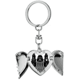thumbnail image 1 of Porte-clés Angle Wing avec Cœur UK Outline UK Building, 1 of 3