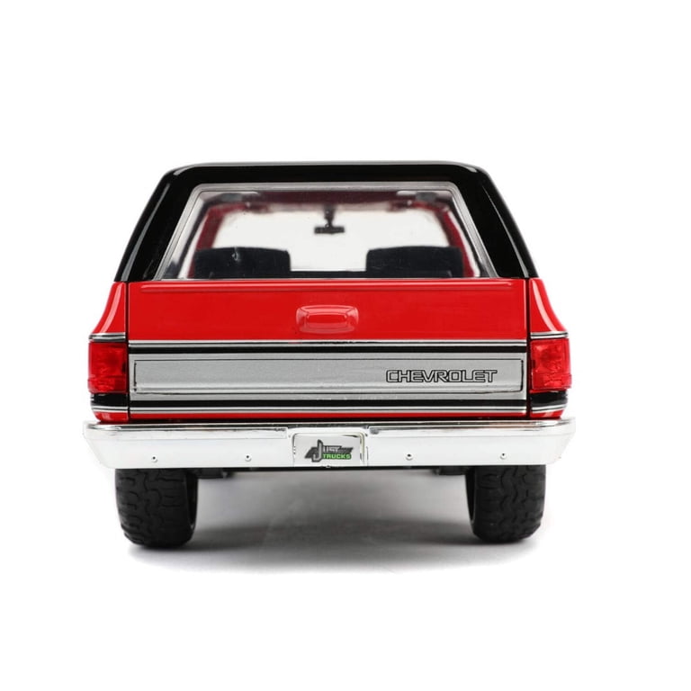 Jada 1980 Chevy K5 Blazer Red & Black 'Just Trucks' Die Cast Toy