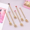 thumbnail image 2 of 6pcs/set Christmas Decorations For Home  Coffee Spoons Dessert Spoon Fork, 2 of 6