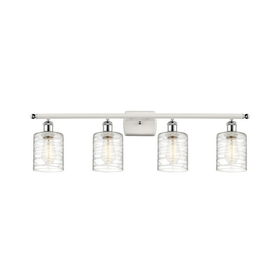 Innovations Lighting - Cobbleskill - 4 Light Bath Vanity In Art Nouveau Style-11