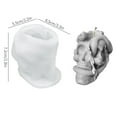 thumbnail image 3 of ZLBDYG Silicone Halloween Themed Candle Making Mold Kit - Skeleton Pumpkin Ghost Bat Shapes for DIY Aromatherapy Candles, Practical Craft Classroom Tool for Beginners, 3 of 9