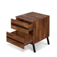 thumbnail image 2 of Acme Karine Accent Table Walnut & Black, 2 of 6