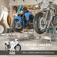 thumbnail image 4 of HOMCOM Universal Dirt Bike Stand, 1100 lbs Detachable Motorcycle Stand Lift, 4 of 10