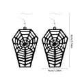 thumbnail image 2 of European Creatives Halloween Spider Web Earrings - Unique Lightweight Plastic Accessories for Party & Everyday Wear, Perfect Gift Idea for Creative Jewelry Lovers, 2 of 6