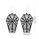 thumbnail image 3 of Pendientes de Halloween con diseño de telaraña de European Creatives, 3 of 5