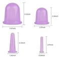 thumbnail image 3 of 4PCS Cupping Therapy Set Professional Facial & Body Massage Cup Silicone Cupping, 3 of 7