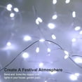 thumbnail image 3 of 33 Feet 100 Led Fairy Lights Battery Operated with Remote Control Timer Waterproof Copper Wire Twinkle String Lights for Bedroom Indoor Outdoor Wedding Dorm Decor, Cool White 4Pack, 3 of 7