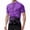 Purple, variant on Men's Cycling Shirt Printed Short Sleeve Cycling Jersey Breathable Mesh Moisture Wicking Bicycle Shirts Quick Dry for Road Mountain Commuting Red S