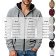 thumbnail image 4 of Thousandth Men's Zip Up Hoodie Lightweight Athletic Track Jacket Cool Casual Slim Fit Daily Wear for Gym Running,Sports Training, 4 of 8
