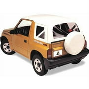 88-94 TRACKER/SIDEKICK INCL CLEAR WINDOWS REPLACE-A-TOP FABRIC ONLY SOFT TOP Fits select: 1989-1994 GEO TRACKER, 1989-1994 SUZUKI SIDEKICK