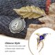 thumbnail image 3 of Minnieouse Broche de pájaro de fuego, colgante de pecho, joyería de moda, broches brillantes, accesorios multicolores para mujer, tamaño compacto, estilo Ropa, zapatos y accesorios Miscelánea Azul, 3 of 6