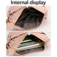 thumbnail image 6 of geerera Classic Shoulder Bag Women's Shoulder Bag Lightweight Nylon Bag Large Capacity Cross-body Bag for Work and Travel 11.4x4.3x8.3 inch, 6 of 6