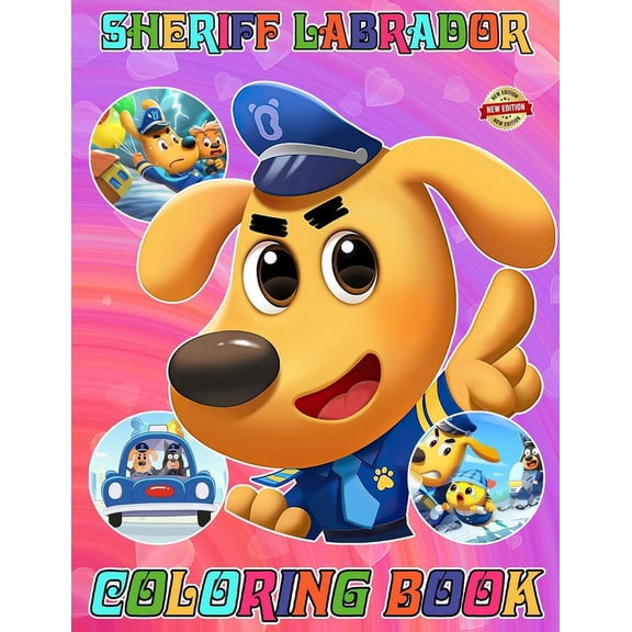 Labrador Coloring Book for Fan Men Teen Women Kid Student: 50 Great Coloring Pages For Kids, Teens, Adults. Beautiful A, (Paperback)