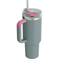 thumbnail image 2 of Stanley Quencher Flowstate 40oz Grey Rock Stainless Steel Tumbler, 2 of 4