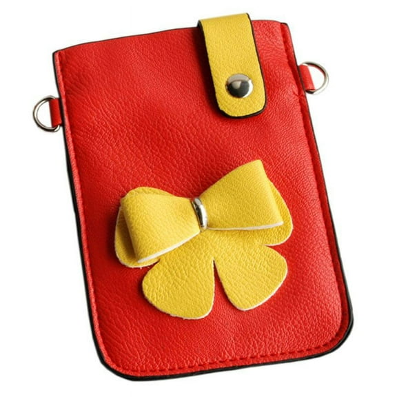 [Exclusive Queen] Colorful Leatherette Mobile Phone Pouch Cell Phone Case Clutch Pouch