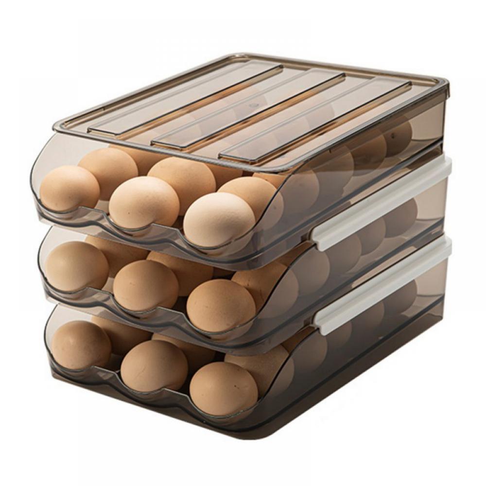 Refrigerator Organizer Bins Eggs Egg Storage Drawer Clear Egg Tray