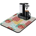 thumbnail image 1 of Washable Quick Dish Drying Mats Non-Slip Coffee Maker Mat For Kitchen Counter Home Coffee Bar Pad 18''''x24'''', black-1, 1 of 5