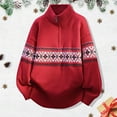 thumbnail image 2 of Winter Sweaters for Women Winter Knitted Sweater Coat Semi High Neck Pullover Warm Soft Casual Long Sleeve Comfortable Thick Design Outerwear For Cold Weather Everyday Wear Ugly Christmas Sweaters, 2 of 4
