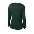 thumbnail image 6 of Sport-Tek Ladies Long Sleeve PosiCharge Competitor V Neck Tee-2XL (Forest Green), 6 of 6