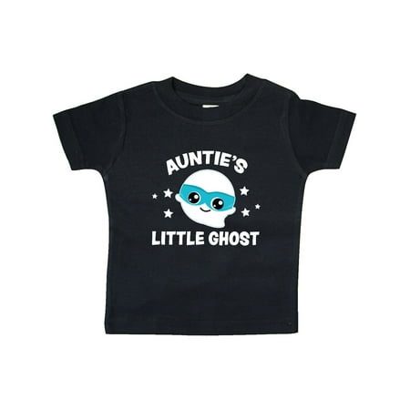 

Inktastic Cute Auntie s Little Ghost with Stars Gift Baby Boy or Baby Girl T-Shirt