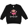 thumbnail image 2 of Inktastic Grammy Girl Ballerina Monkey Toddler Sweatshirt, 2 of 4