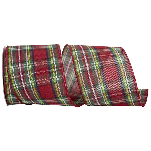 Reliant Ribbon - 94001W-065-10F, Ribbon, Red, 4 Inch, 10 Yards