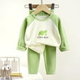 thumbnail image 2 of NIEWTR Fall Outfit For Toddler Boy Girl Long Sleeve Bear Sweatshirt Pant Sets Winter Pullover Clothes Kids Casual Outfit Set, 2 of 4