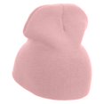 thumbnail image 2 of Cute Valentines Day Logo Embroidered 8 inch Acrylic Short Beanie - Pink OSFM, 2 of 5