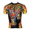 Paladin Short Sleeves Men Cycling Jersey Tiger Biking Clothing Bicycle Shirt Males Sportswear #109 XXL