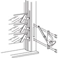 thumbnail image 3 of Louver Louver Operator Prime-Line, color bronce, metal fundido, universal, 3 of 4