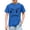 Blue, variant on Eltusu Cotton T-Shirts for Boys, Crewneck Funny Fashion Summer Grphic Tee with Short Sleeve Blue Size 8 T