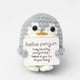 thumbnail image 3 of Penguin Crochet Doll with Positive Card - Cute Crochet Doll Gray, 3 of 5
