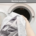 thumbnail image 6 of Grey and White Dog Crate Cover, Geometric Diamond Shaped Mosaic Motif Digital Minimalist Display, Easy to Use Pet Kennel Cover for Medium Large Dogs, 35" x 23" x 27", Grey White, by Ambesonne, 6 of 6