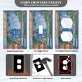 thumbnail image 3 of Yayeee Duplex Wall Plate 1-Gang 4.5"x2.7" Home Receptacle Light Switch Decorative Outlet Cover, Sea Window, 3 of 7