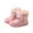 Pink, variant on Toddler Kids Girls' Boots Snow Boots with Faux Fur Footwear Fleece Lined Winter Fashion Warm Footwear Warm Boots Toddler Shoes Solid Color Breathable Winter Fashion Footwear