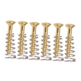 thumbnail image 2 of 20pcs Switch Selector Screws+12pcs Electric Bass Screws Springs, Gold, 2 of 9