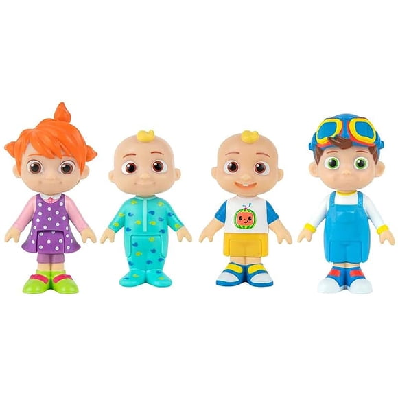 Set de figuras CocoMelon Family de 3 pulgadas inspirado en YouTube CoComelon CoComelon