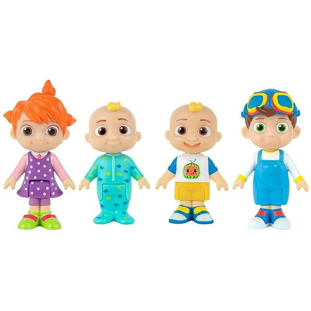 Set de figuras CocoMelon Family de 3 pulgadas inspirado en YouTube CoComelon CoComelon