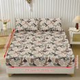 thumbnail image 2 of Pzuqiu Duck Camo Fitted Sheet and Pillowcase Set, Deep Pocket, 3 Piece,Breathable Wrinkle Resistant,Super King Size Elastic Deep Pocket Bedding Set, for Hunting Lodge Bedroom Decor, 2 of 7