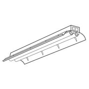Columbia Lighting 00493 - 4' 2 Lamp T8 Industrial Columbia Lighting Light Fixture (CSR4-232-EB8LHUNV 4' 2L T8 INDUSTRIAL)