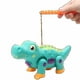 thumbnail image 1 of Linterna de dinosaurio portátil para niños pequeños | Juguete educativo musical con luz para niños y niñas de 1 a 3 años | Desarrollo sensorial, motricidad fina, regalo interactivo, 1 of 1