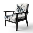 thumbnail image 3 of Designart "Abstract Neutral XII" Upholstered Modern Geometric Accent Chair and Modern & Contemporary Arm Chair - Multiple Color & Pattern, 3 of 7