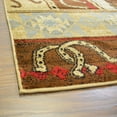 thumbnail image 5 of Mayberry Rugs Hearthside Desperado Western Rodeo Area Rug Multi 2'2" x 3'3" Novelty 2' x 3', 5 of 5