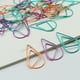 thumbnail image 4 of Clip de papel Bewildely 30 Piezas Forma de Gota de Agua Color Oro Rosa, 4 of 6