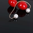 thumbnail image 4 of Pendientes para mujer, regalos para mujer, pendientes de perlas fijas de estilo europeo y moderno, pendientes de aleación de tendencia, pendientes de moda., 4 of 5