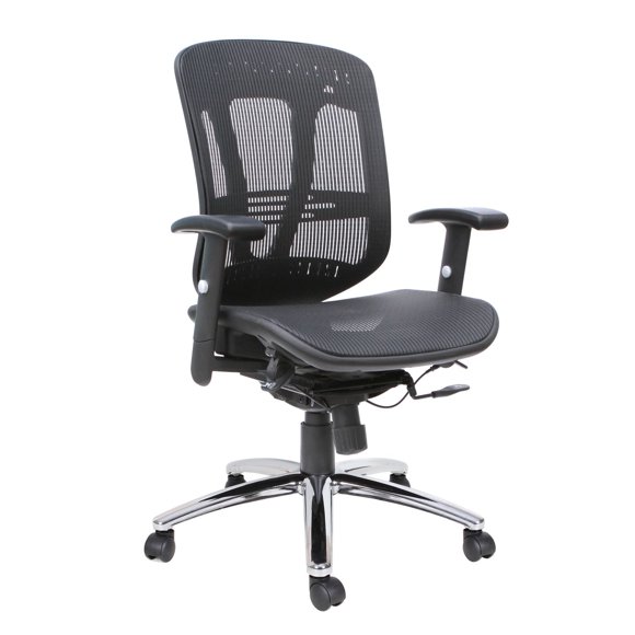 TygerClaw - Chaise de bureau en maille avec dossier moyen
